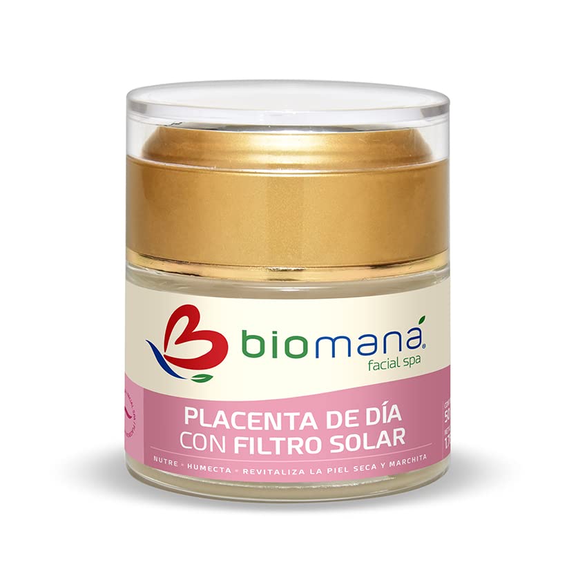 Biomaná Kit Promoción Placenta (Crema de día FPS 50+, Crema de noche y Gel contorno de ojos)