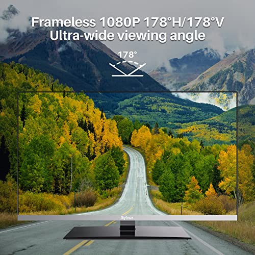 SYLVOX - TV Inteligente de 32 Pulgadas de 12 voltios FHD 1080P Reproductor de Disco de Video Digital ARC CEC WiFi Integrado Soporte de conexión inalámbrica, Adecuado para Caravana, Cocina, recámara,