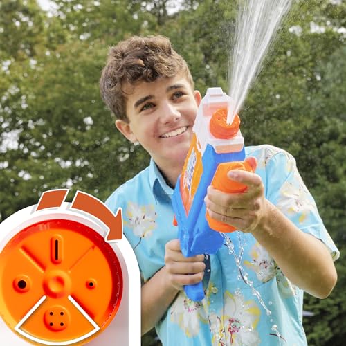 Lanzador de Agua Hasbro Nerf Flip Fill Azul con 5 Formas de Rociar y Tanque de 887 ml para Niños y Niñas