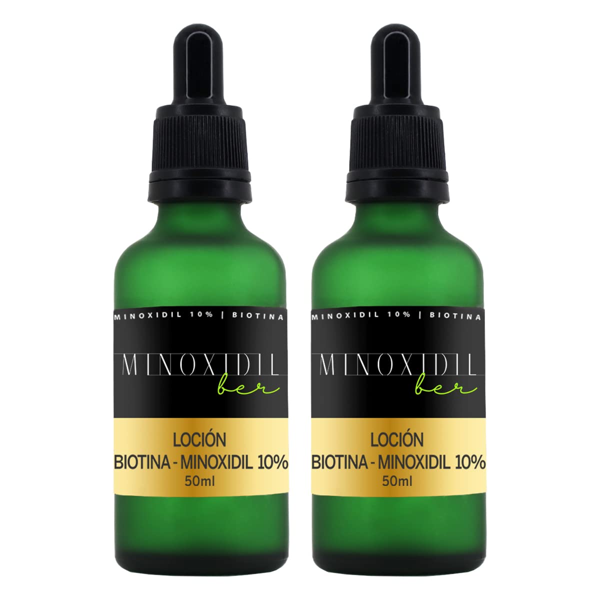 Tratamiento para Cabello y Barba con Biotina 10% Unisex 2 Frascos
