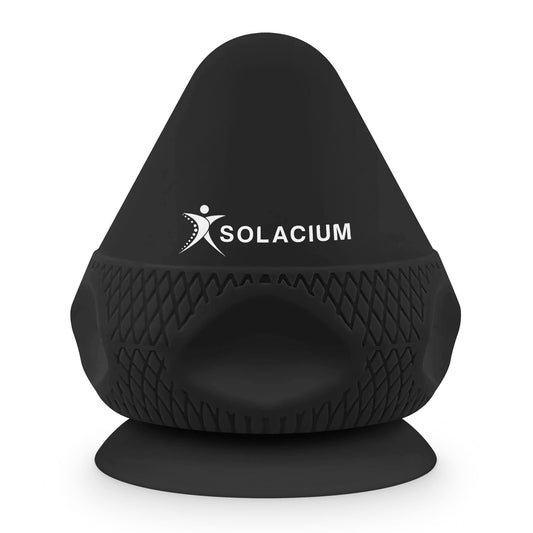 Herramienta de terapia muscular multisuperficie: masajeador montable para dolores musculares, hombros, brazos, cuello, espalda, pies, cuerpo, tejido profundo, rigidez, dolor de articulaciones, alivio del estrés (negro)