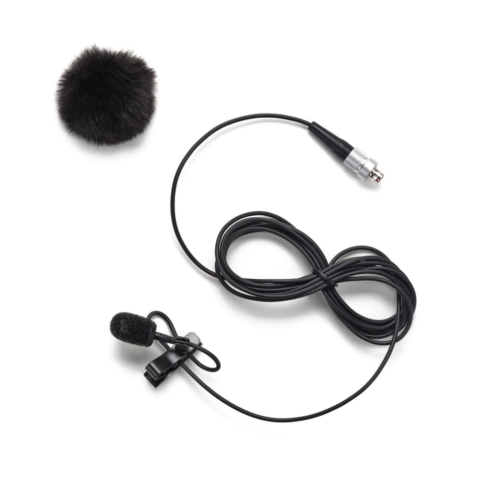 Lavalier K9 LEMO3 Omni Negro con Conector de 3 Pines para Shure, Lectrosonics, Sennheiser y más