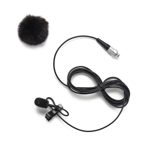 Lavalier K9 LEMO3 Omni Negro con Conector de 3 Pines para Shure, Lectrosonics, Sennheiser y más