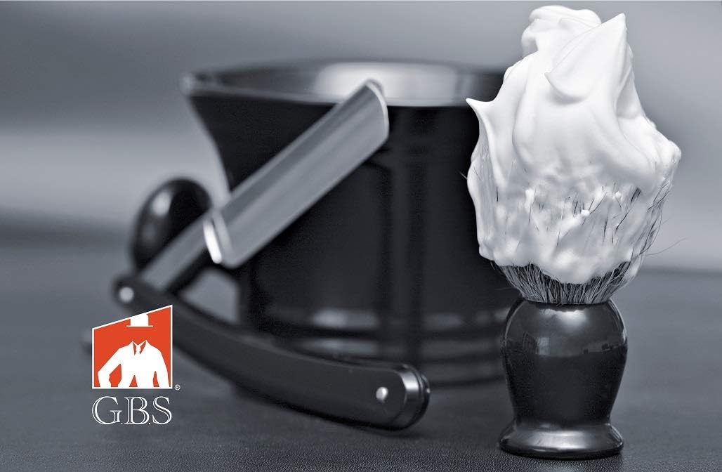 GBS Black Ceramic 3" Shave Bowl -- Fits 3 Oz Soaps or Smaller