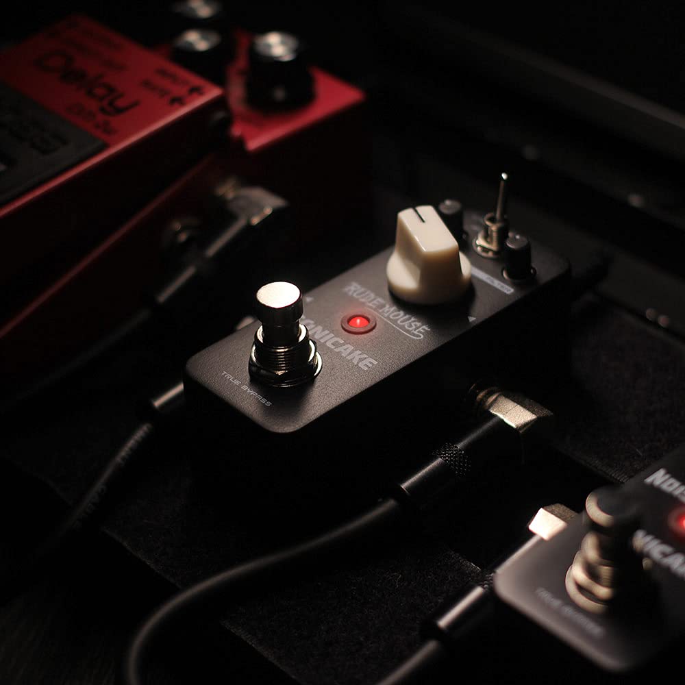 Pedal de Distorsión SonicaKE Hiper Crujiente a Borrosa para Guitarra