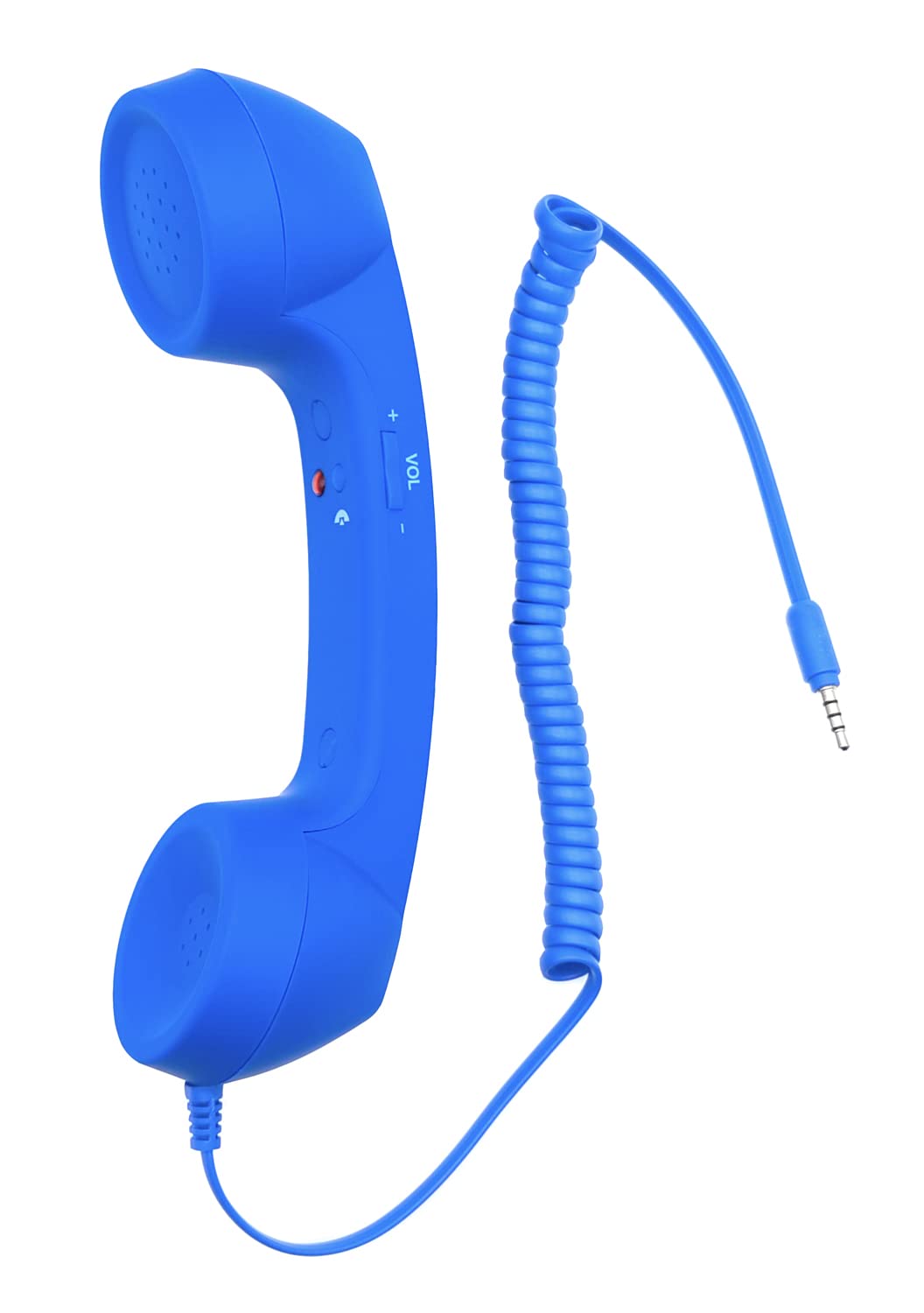 Altavoz Retro YTYKINOY Azul para Teléfono Celular y Micrófono para iPhone, iPad y Smartphones