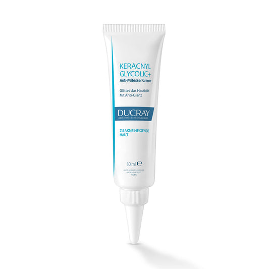 Ducray Keracnyl Glycolic+, Crema Anti Acné, Piel Grasa, 30ml