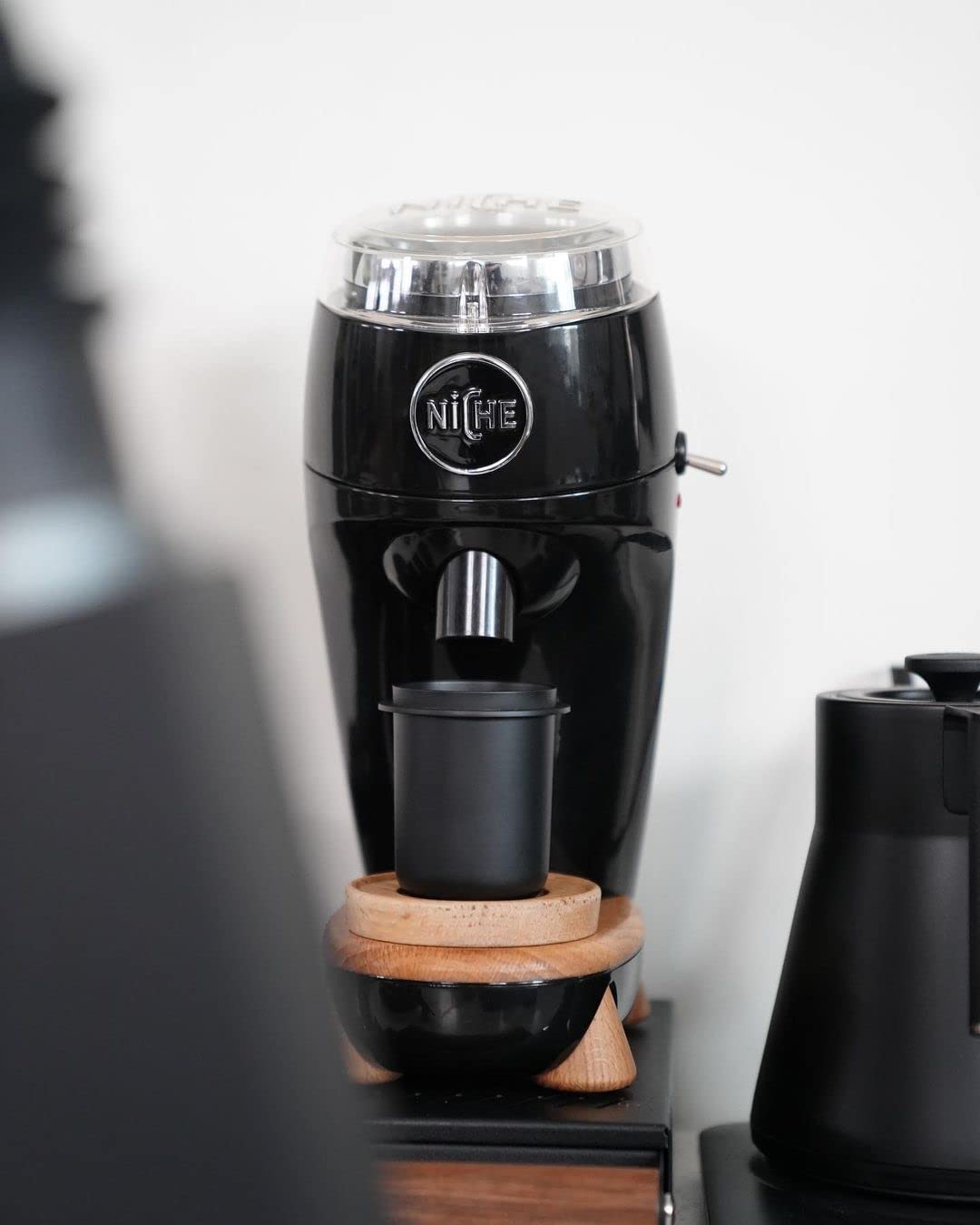 Taza Dosificadora Normcore Negro Acero Inoxidable 304 Versión Alta para Café Espresso