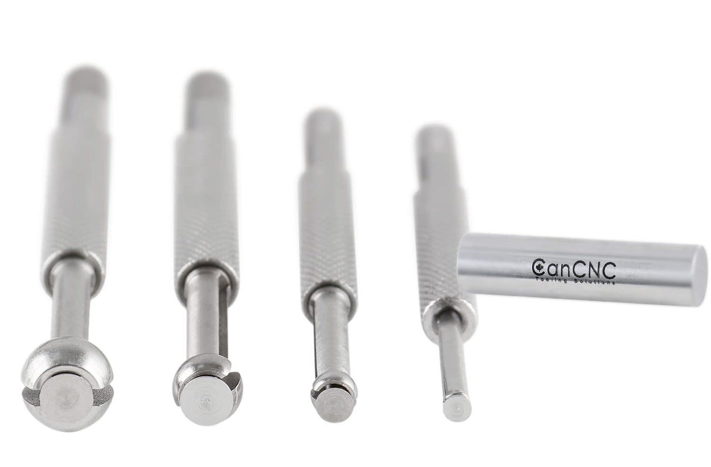Accusize - 0.125-0.300 Calibradores para Agujeros Pequeños 4 Piezas en Estuche, Medio Circulo, #EG04-5001