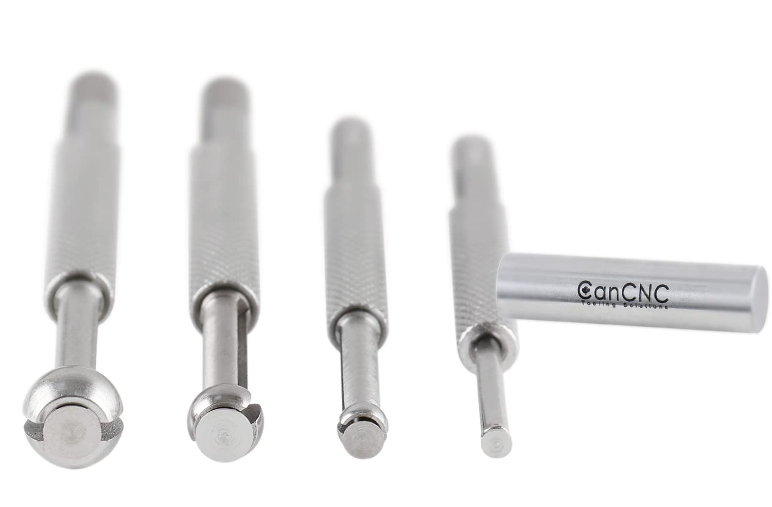 Accusize - 0.125-0.300 Calibradores para Agujeros Pequeños 4 Piezas en Estuche, Medio Circulo, #EG04-5001