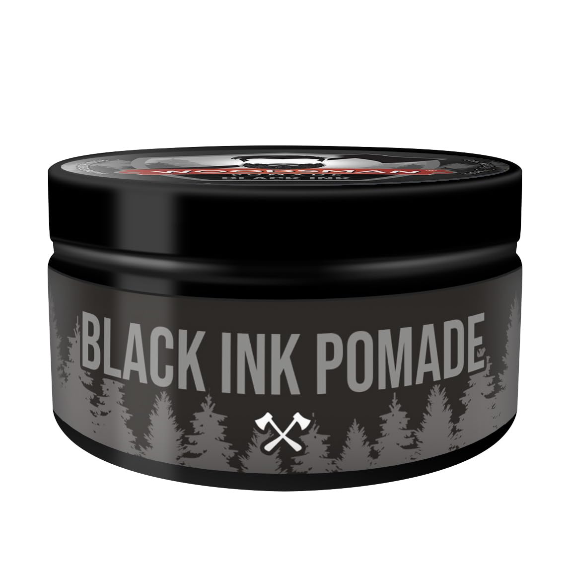 Woodsman - Pomada Negra Para Cabello Y Barba Cubre Canas, Matiza y Da Intensidad al Cabello Negro 113g