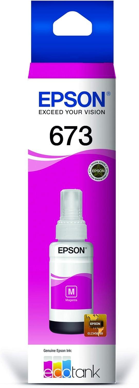 Cartucho de Tinta Epson Magenta T673320 para L800 y L1800
