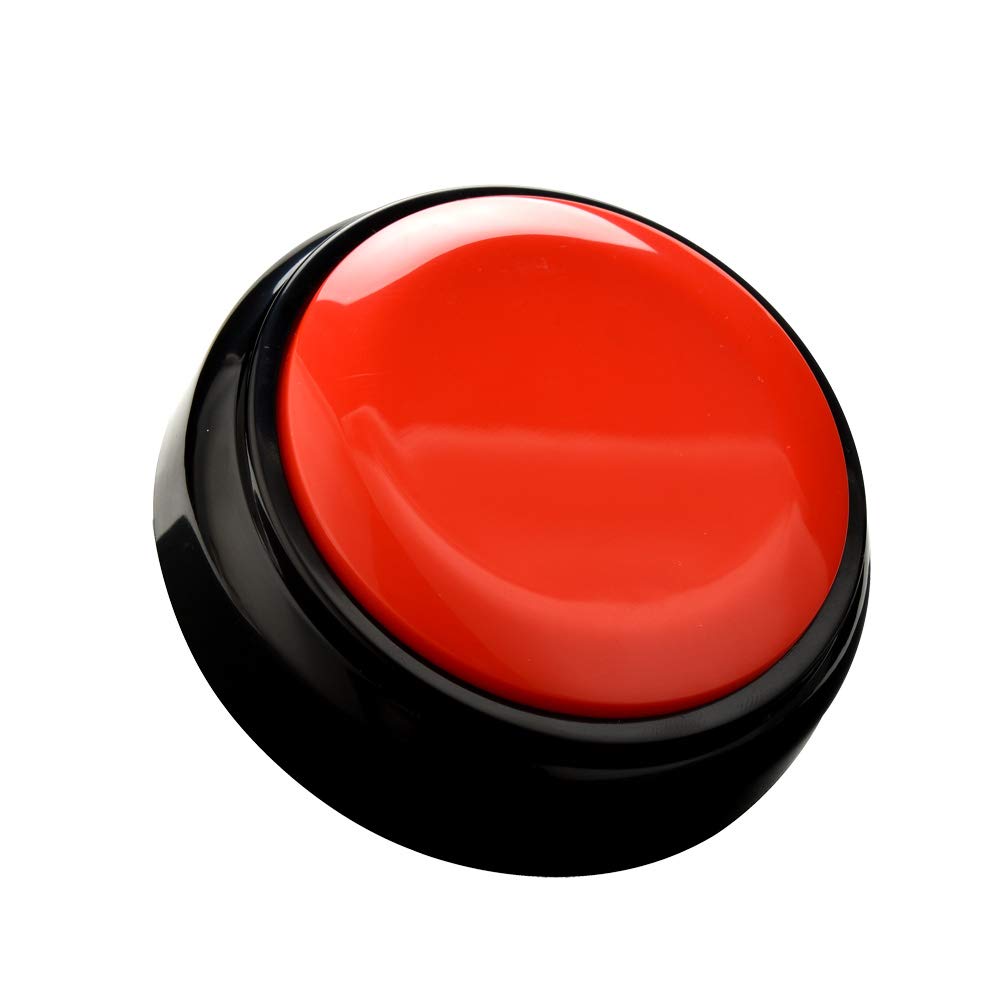 Botón de Grabación de Voz para Videojuegos Grabable Rojo