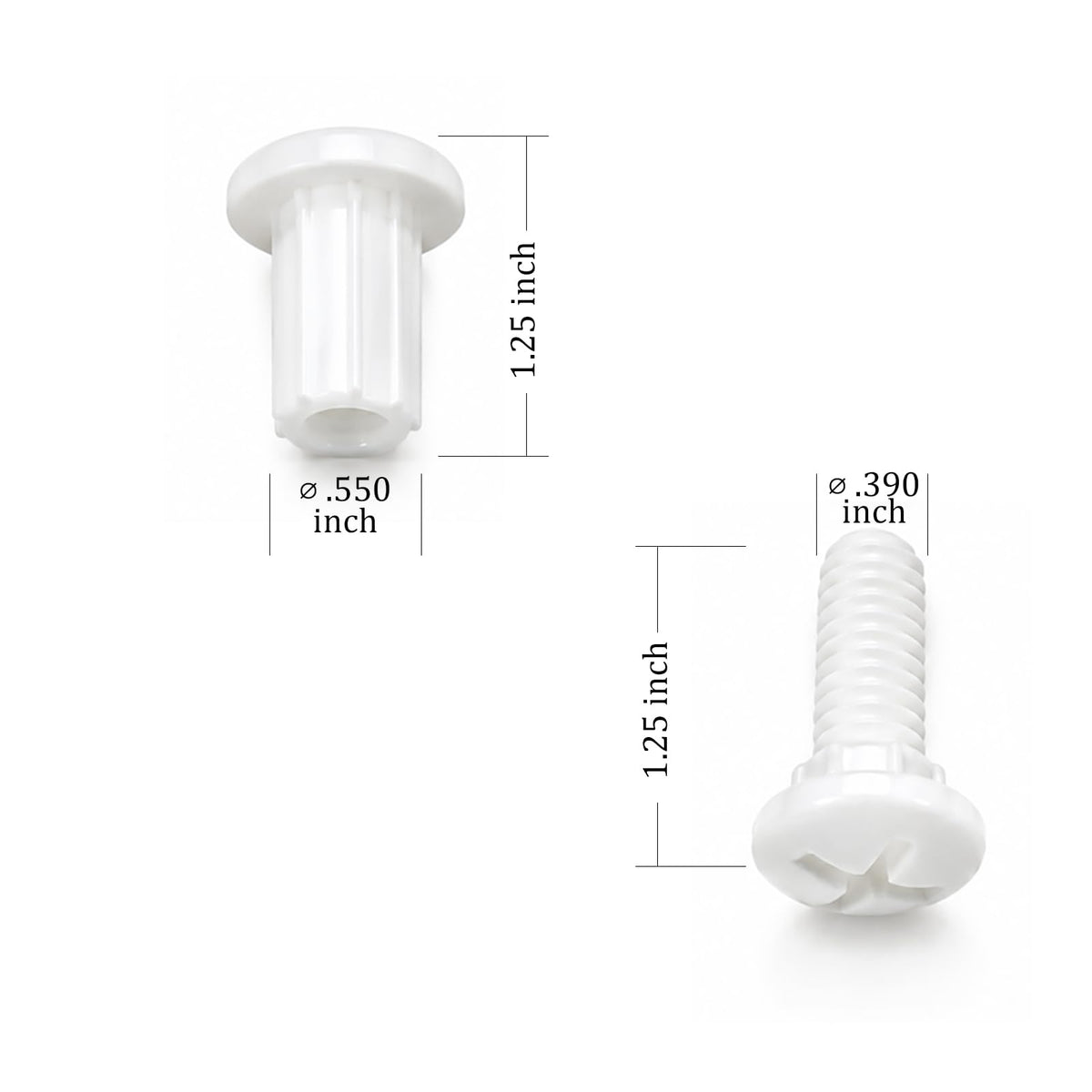 Tornillos de plástico de repuesto para SKYROKU modelo 8838 8839 8898 8899 8899 Pro asiento de entrenamiento para orinal