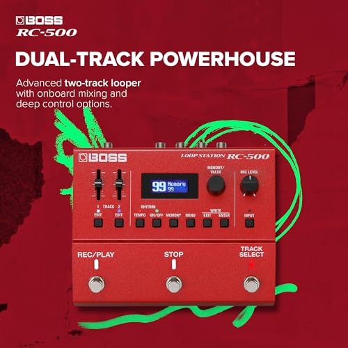 Boss RC-500 Loop Station - Pedal de grabación de frases compacto