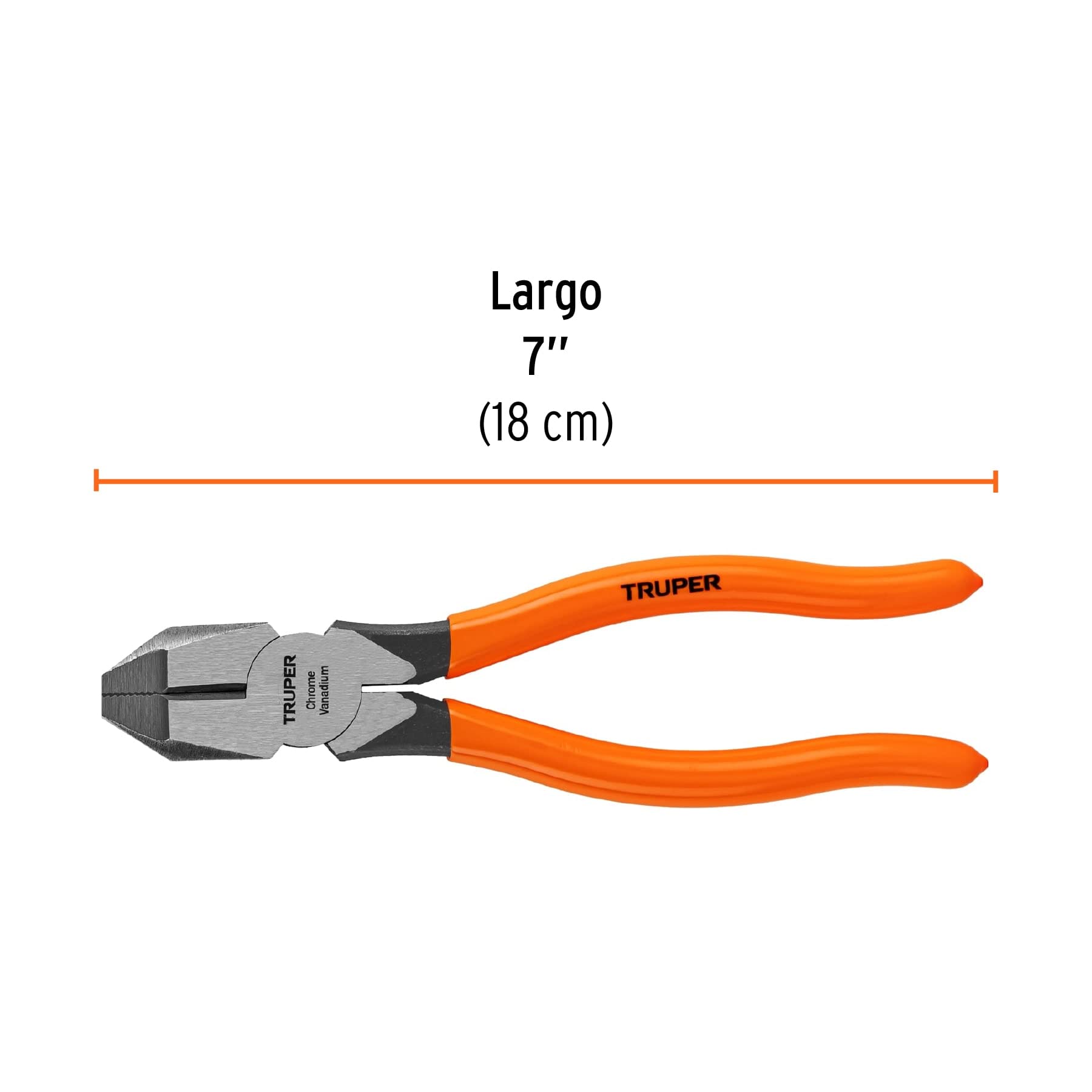 Pinza Profesional Truper T201-7 Vinil para Electricista