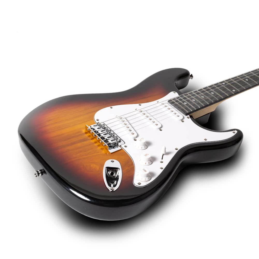 Guitarra Eléctrica Deviser L-g1, Sombreada Con Funda Y Cable