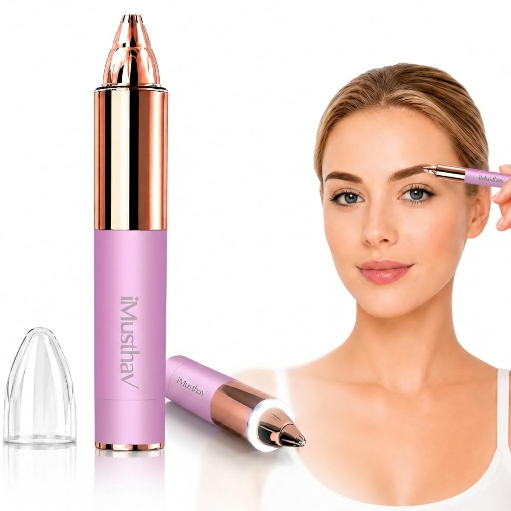 iMusthav Removedor Portátil de Vello para Cejas para Mujer, Indoloro