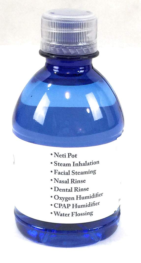 AQUAPAP Health, vapor facial de agua destilada 24 unidades de botellas de 8 onzas (vapor no incluido)