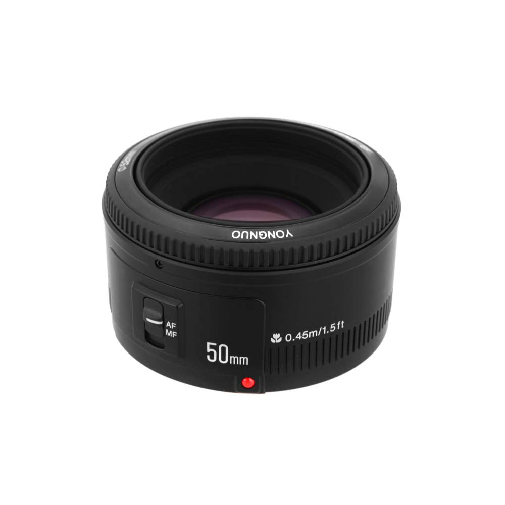 YONGNUO YN50 mm F1.8 Lente Prime estándar de Gran Apertura Lente de Enfoque automático Compatible con Canon EF Mount Rebel DSLR (CXK5648617516965WD)