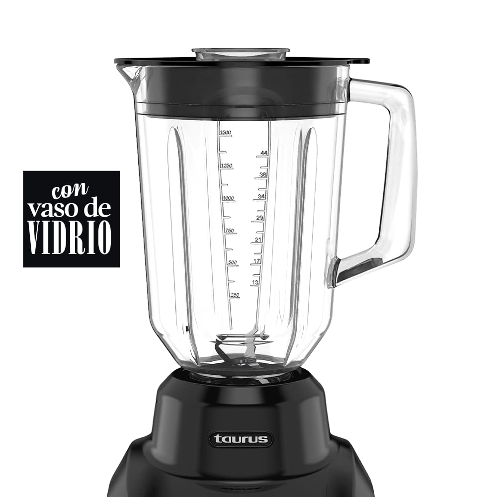 Licuadora Taurus Vitra Vidrio 1.5L 550 Watts 10 Velocidades más 4 Pulsos