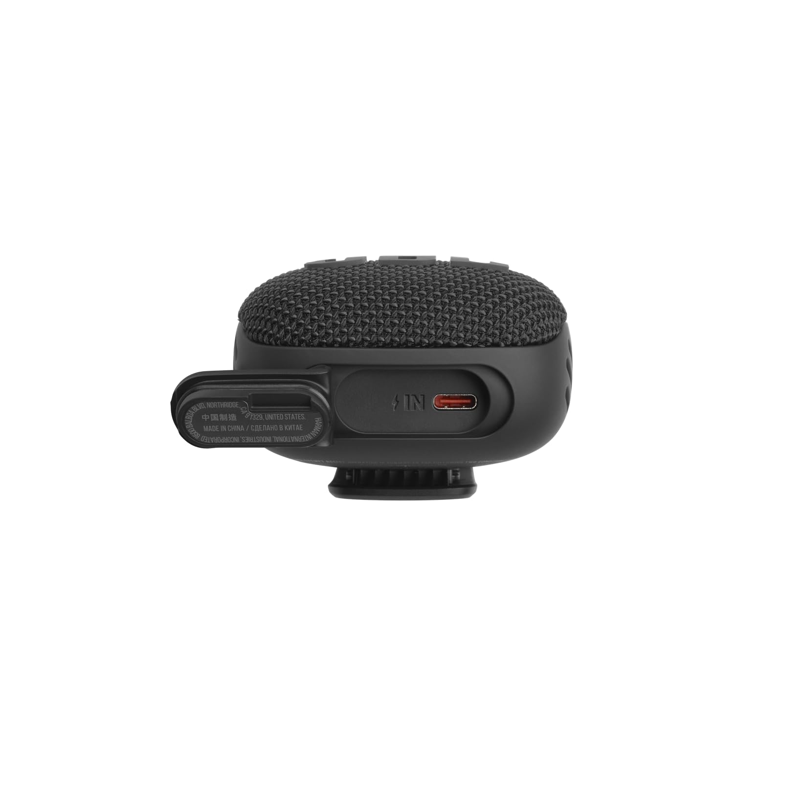 JBL Wind 3S Bocina Portátil Bluetooth, 5W de Potencia, Reproducción 5 Horas, Resistente al Agua y al Polvo IP67 - Negro