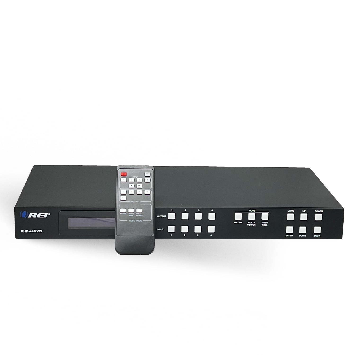 OREI 4K 4x4 HDMI Matriz Video driver de pared Procesador Multivisor visualización de hasta 4K 60Hz 2x1, 1x2, 1x3, 1x4 Soporta extracción de audio RS-232 de rotación de 180 grados (UHD-44MVW)