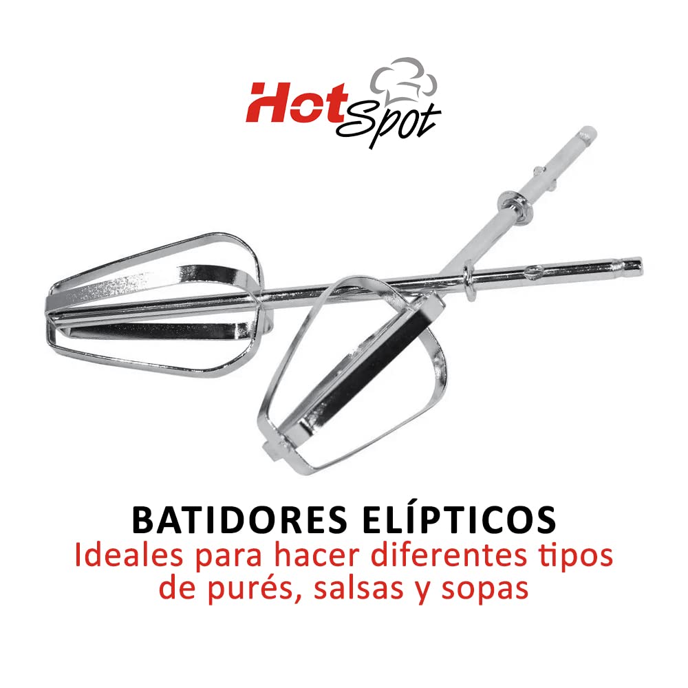 HotSpot Batidora De Mano 7 Velocidades 100 Watts Mezclador Eléctrico Repostería Pasteles Hogar Cocina