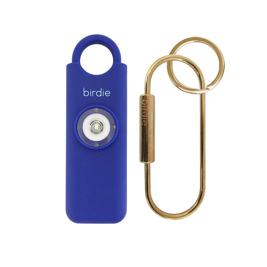 Alarma de Seguridad Personal She’s Birdie Índigo con Sirena Fuerte y Luz Estroboscópica para Mujer