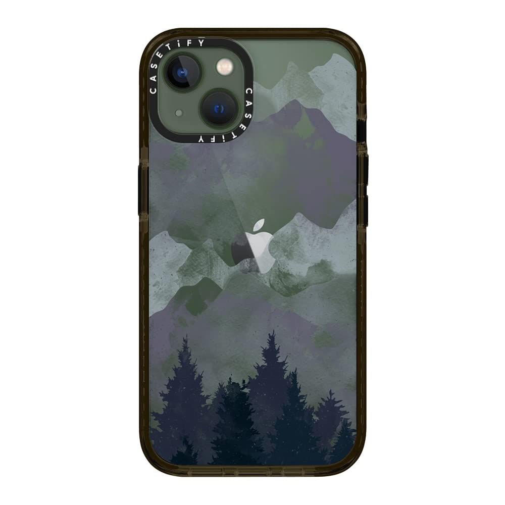 CASETiFY Impact - Funda para iPhone 13 [protección contra caídas de 6.5 pies] - Funda transparente Winter Tale