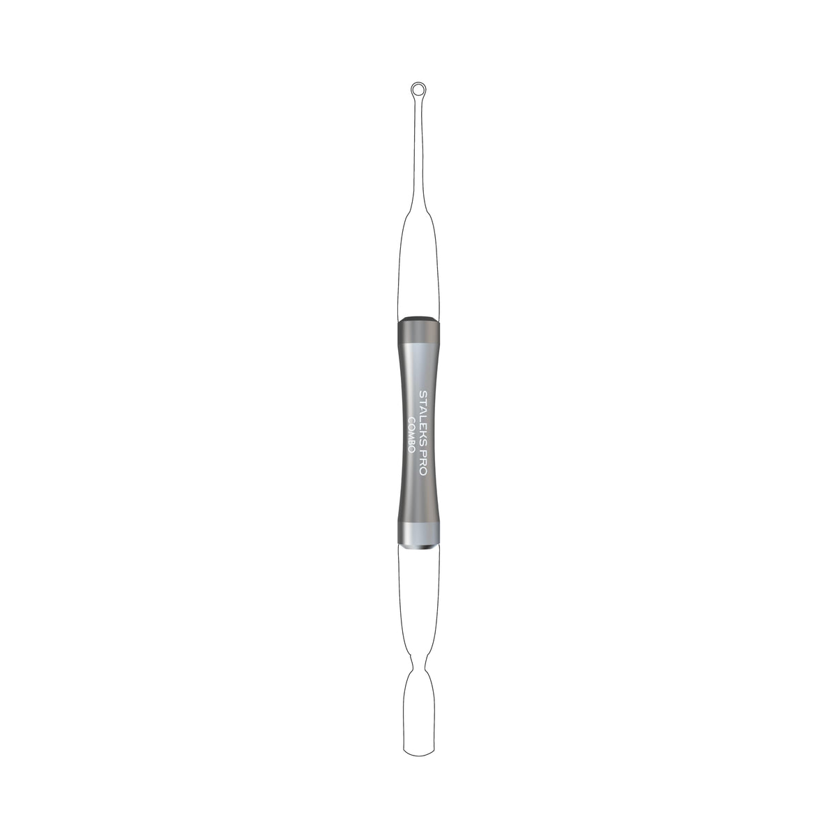 Staleks Mango Combo Uniq 10 – Base Empujadora Modular De Aluminio Con Piezas De Trabajo Reemplazables – Diseño Ergonómico Y Ligero Para Técnicos De Uñas