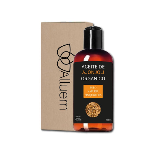 Aceite de Ajonjolí Alluem Orgánico Puro para Masajes