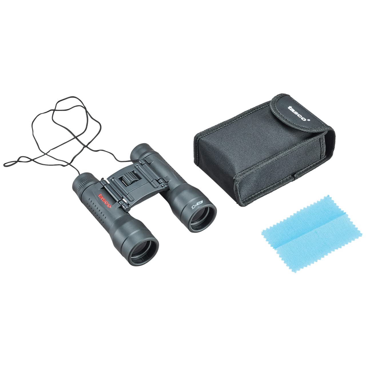 Binoculares Tasco Prisma Roof 10x32 mm Prácticos y Ligeros de Viaje