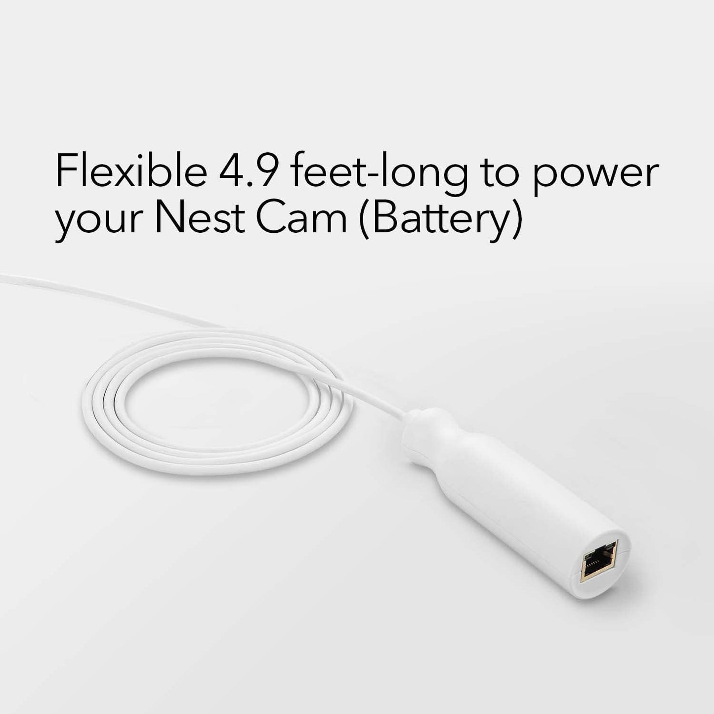 Wasserstein Adaptador PoE para Google Nest Cam (batería) - Hecho para Google Nest