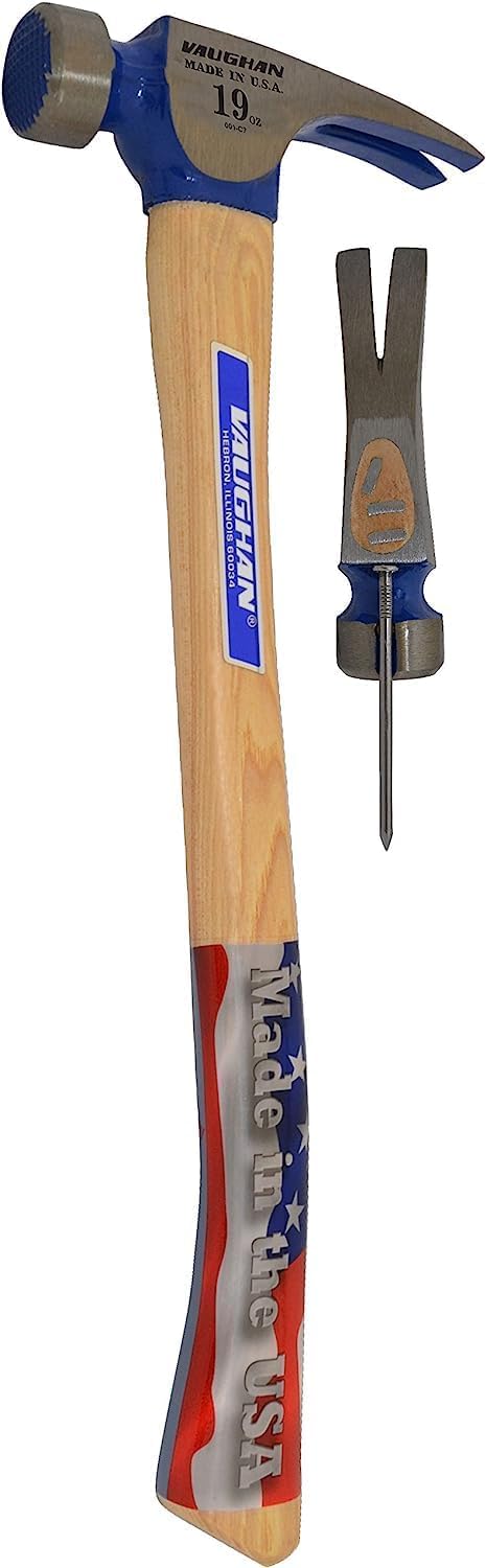 Martillo Vaughan California Framer 19 Onzas molido fabricado en Estados Unidos