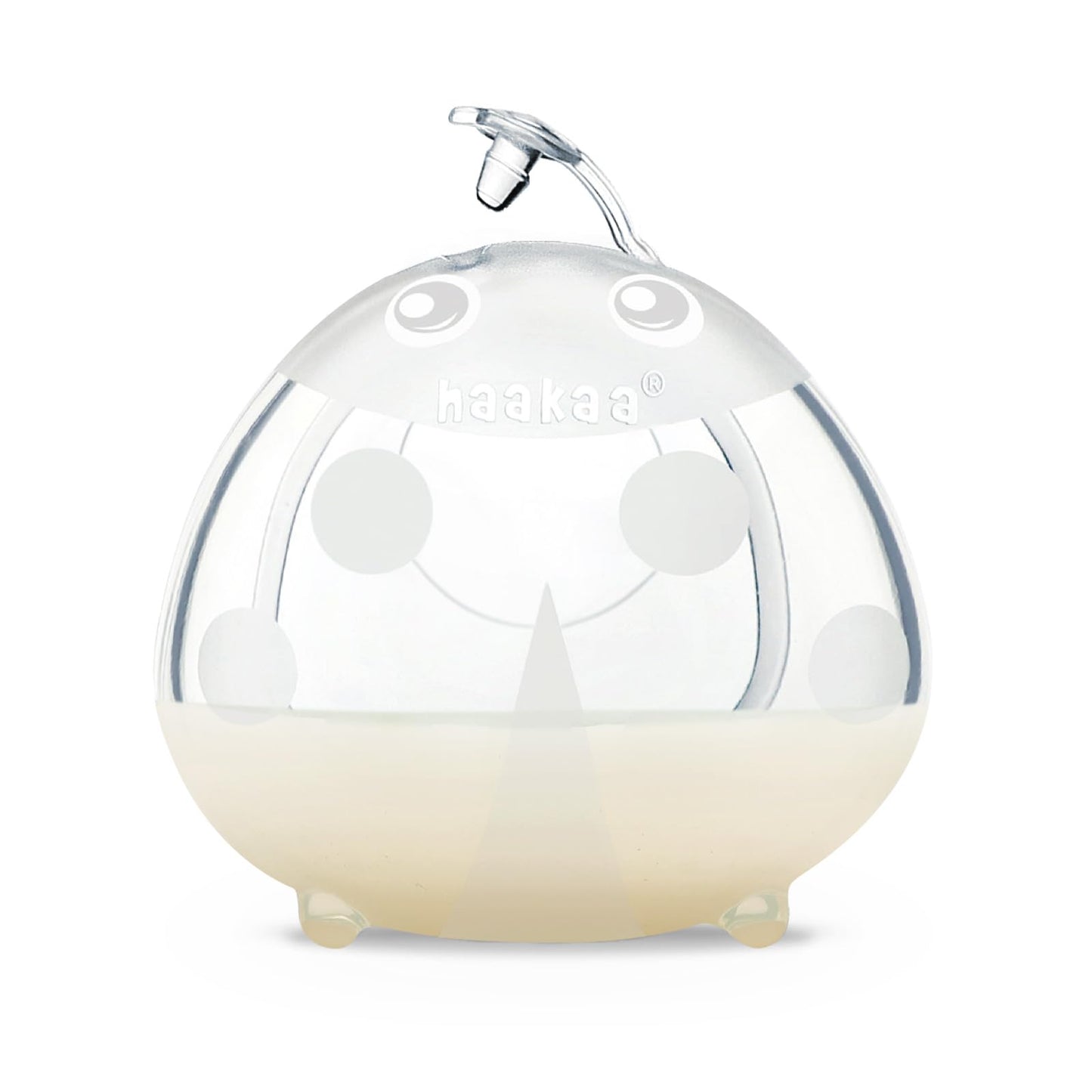 Haakaa - Colector de leche materna catarina – 1 taza de lactancia de silicona portátil, protector de pecho reutilizable y receptor de leche para madres lactantes, 1.4 oz/40 ml, protege y alivia los