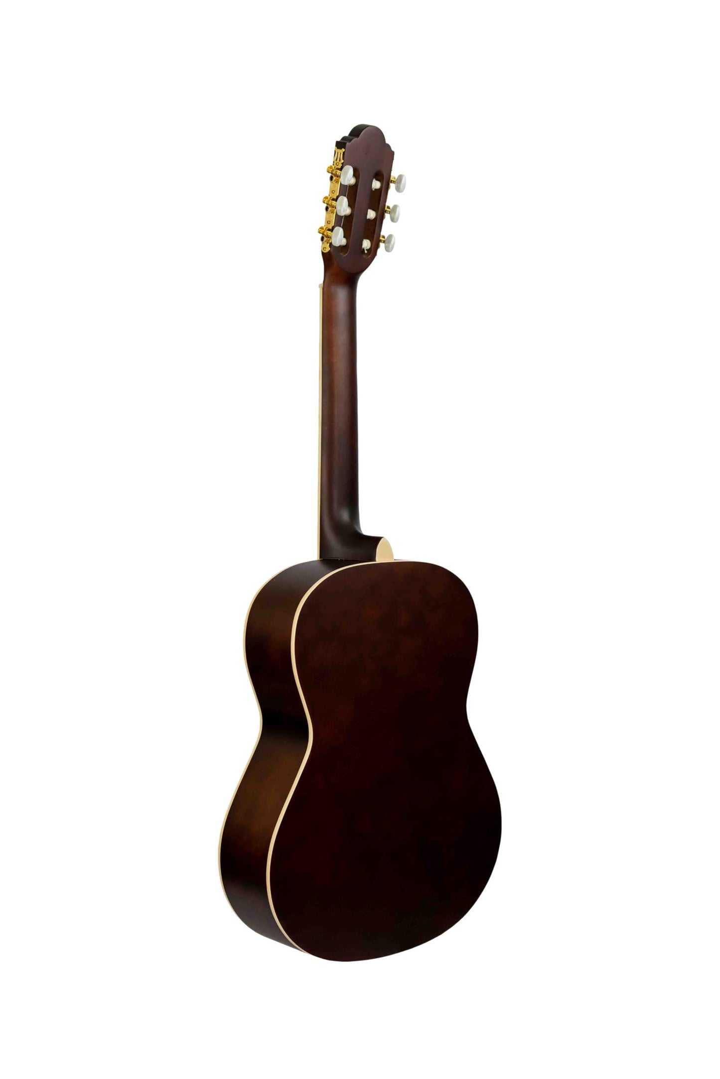 BAMBOO, Guitarra Clasica Acustica Estudio Natural con Funda, 39 pulgadas, madera Linden. Cuerdas de Nylon. Ideal Estudiantes.