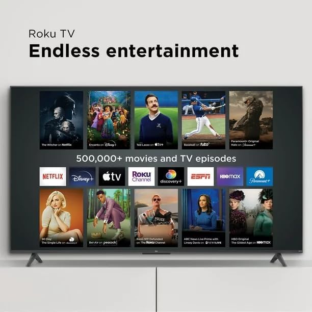 Televisión TCL 43 Pulgadas 4K UHD LED HDR Smart TV con Modo de Juego para Alexa y Asistente Google (Reacondicionado)