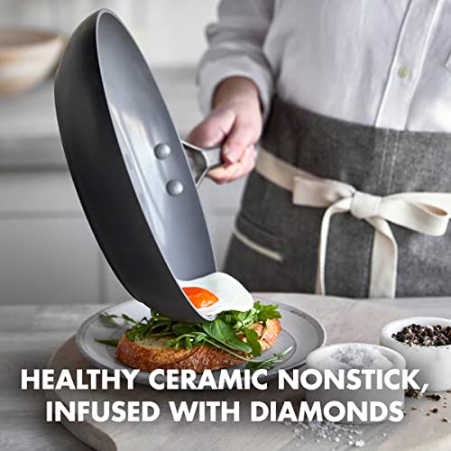 GreenPan Paris Pro - Batería de cocina de cerámica antiadherente (11 piezas)