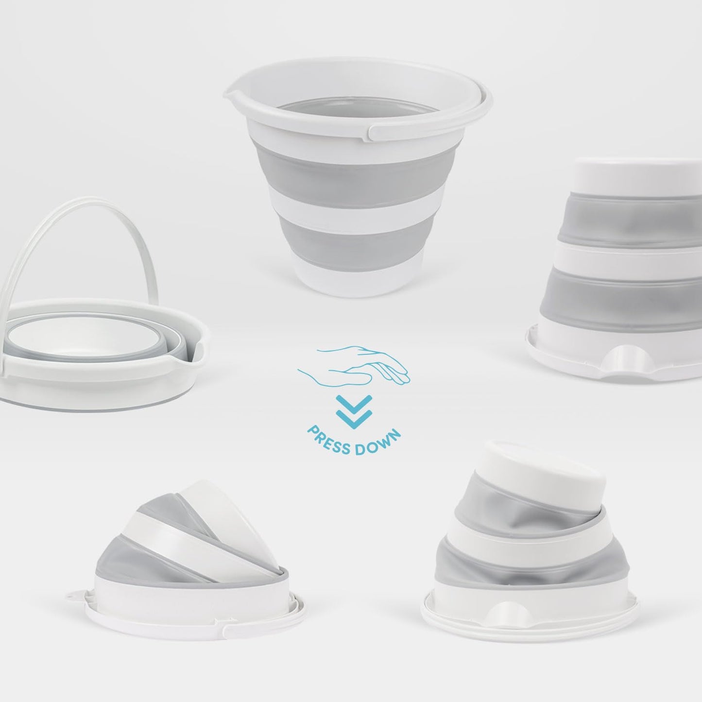cubeta de baño plegable para bebé, solución de baño fácil y ahorra espacio