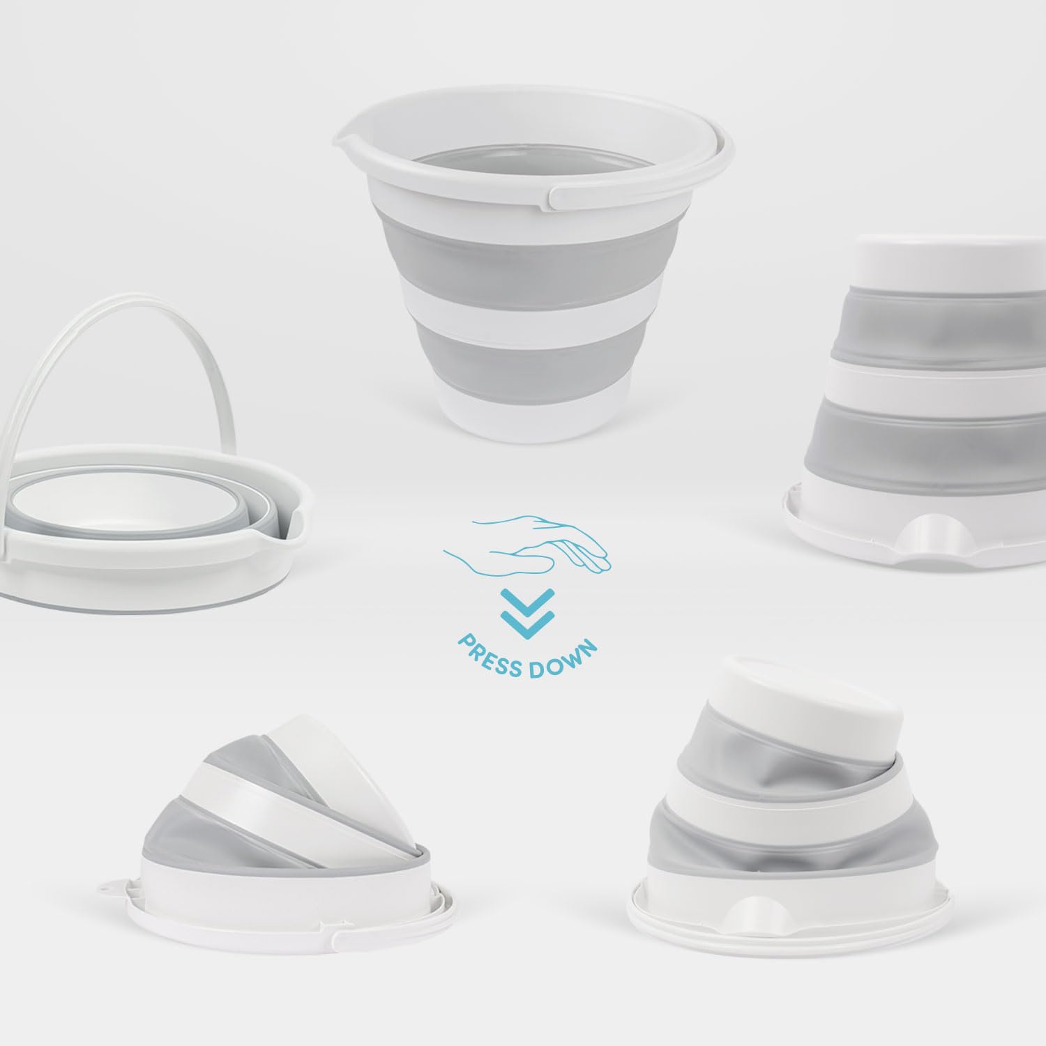 cubeta de baño plegable para bebé, solución de baño fácil y ahorra espacio
