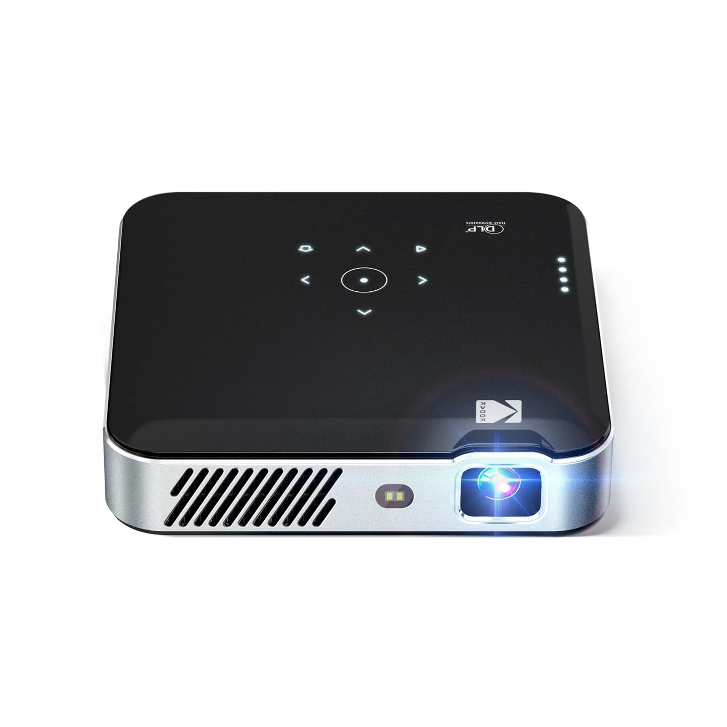 Kodak Luma 500 Mini proyector | Proyector portátil Full HD de 1080p para exteriores con Wi-Fi, Bluetooth, HDMI y USB | Google TV 11.0 OS, certificado Netflix, Chromecast integrado, negro, 152