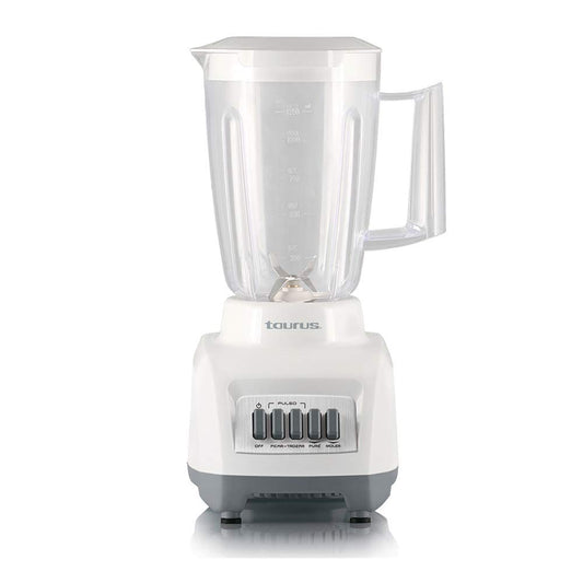 Licuadora Taurus Plástico 1.25 Litros 400 Watts Cuchillas Acero Inoxidable
