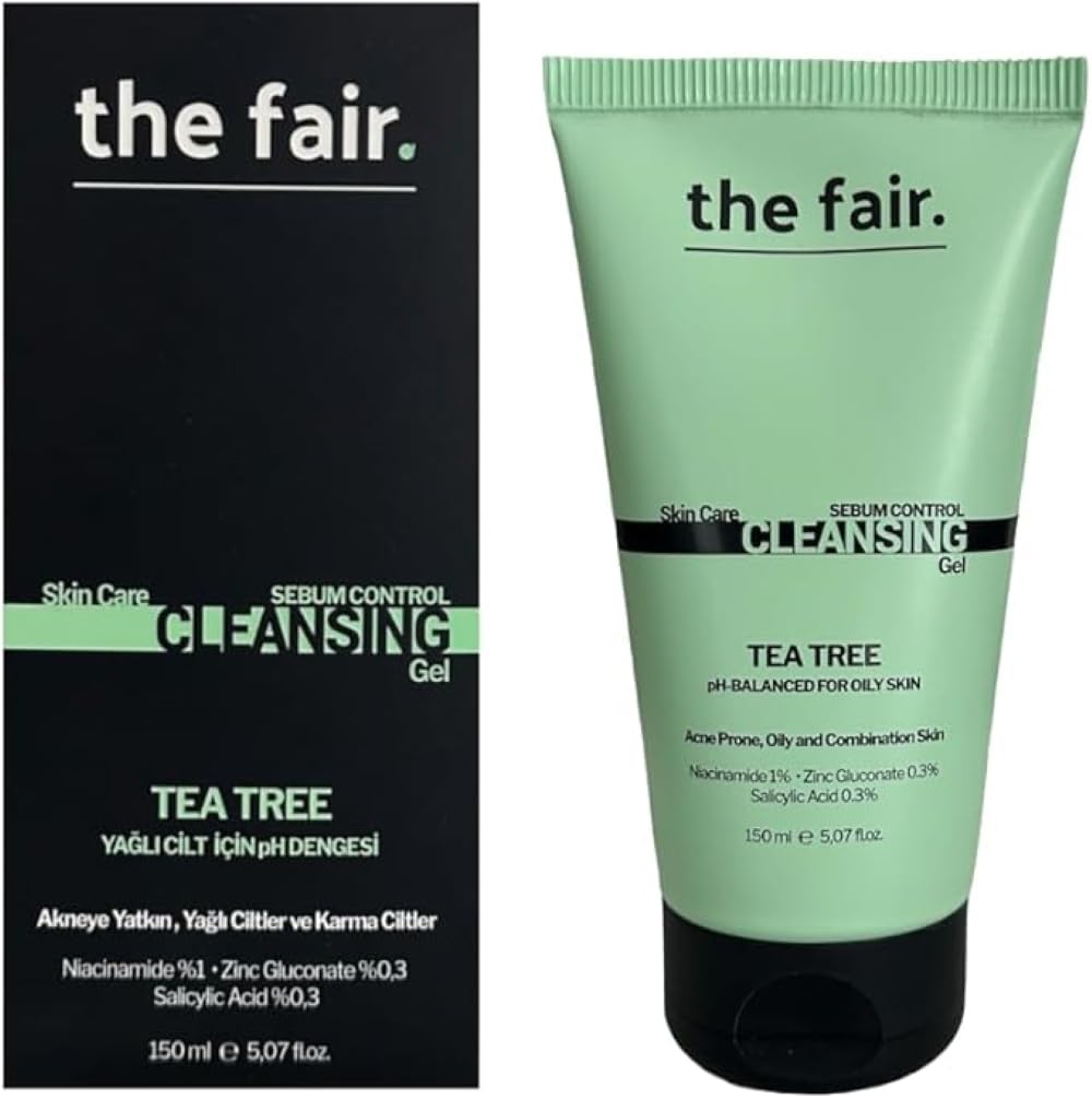 The Fair. Gel Limpiador Facial Control de Grasa, pH Balanceado para Pieles Propensas al Acné, con Niacinamida y Ácido Salicílico. 150 ml