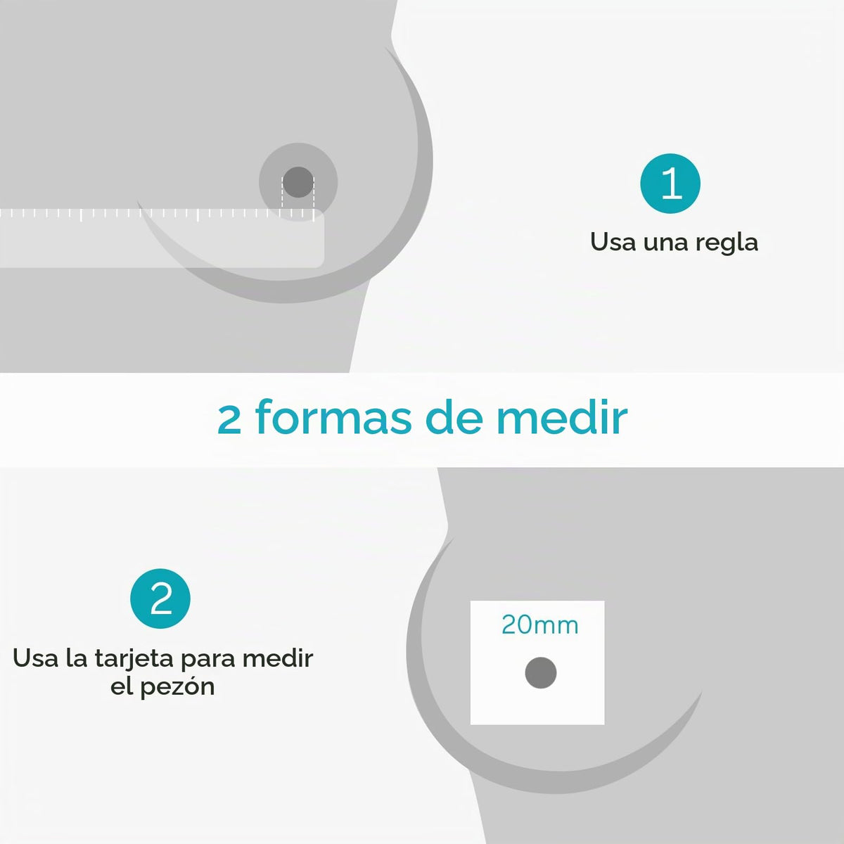 Paruu Insertos de brida 8 piezas de 15/17/19/21 mm, adecuados para Momcozy S12pro/S9pro/S9/S10/S12, para Medela/Tsrete/Spectra/Bellababy 24 mm, reduce el túnel hasta el tamaño correcto