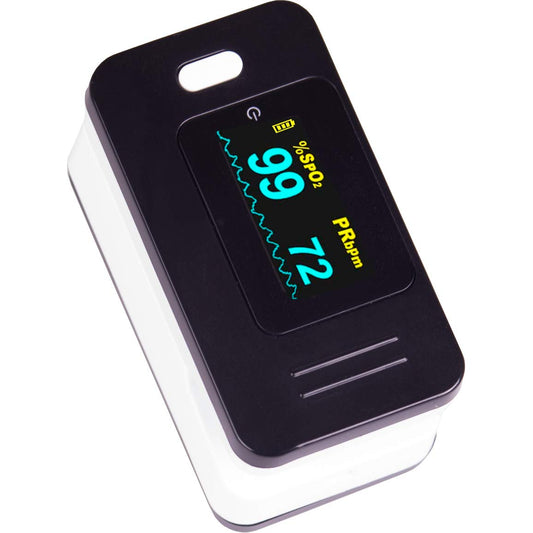 Monitor de Oxígeno de Pulso Roscoe Medical Blanco para Salud y Bienestar