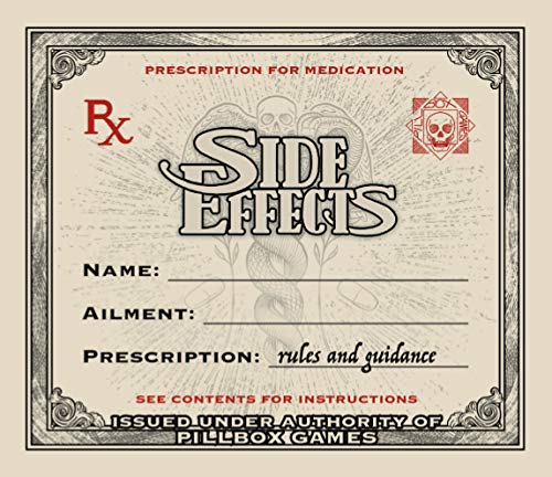 Juego de Cartas Pillbox Games Efectos Secundarios: Diversión y Caos para 2 a 8 Jugadores