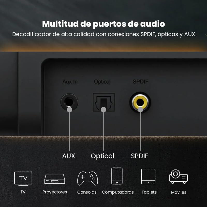 Xiaomi Barra de Sonido 2.0ch – 30W, Bluetooth 5.3, SPDIF/Óptico/AUX, Diseño Delgado, Montaje en Pared – Negra