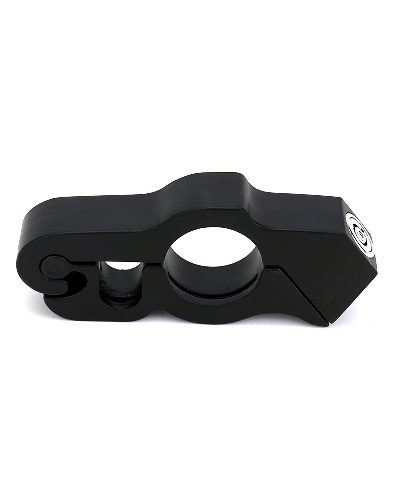 QWORK - Juego de 2 candados para motocicleta, antirrobo, ajustable, para manubrio de bicicleta, un agarre, acelerador, freno, manubrio para asegurar una bicicleta, scooter, ciclomotor o ATV, color negro