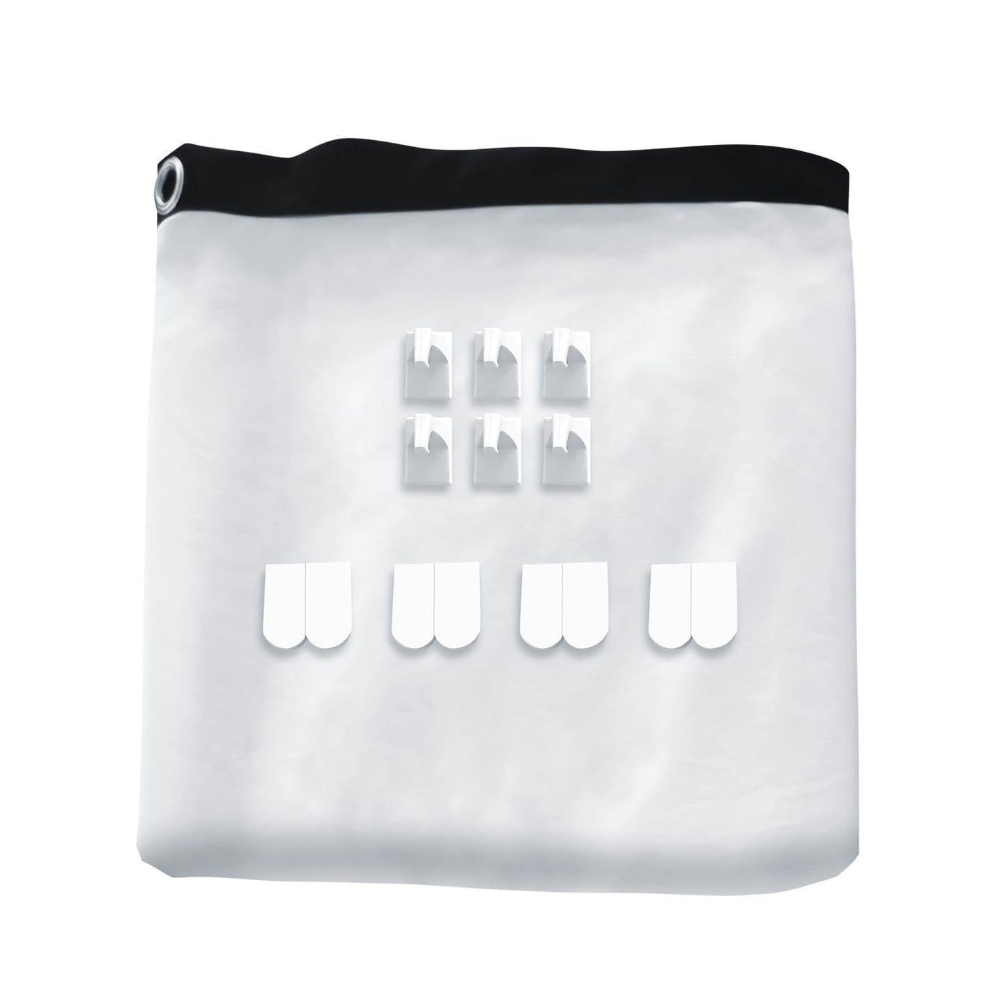 Material de la visualización holográfica de proyección trasera: pantallas de proyección para interiores de 44 x 75 pulgadas, proyectores de decoración de Halloween, video película noche para montaje